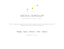 Tablet Screenshot of bekagroup.com